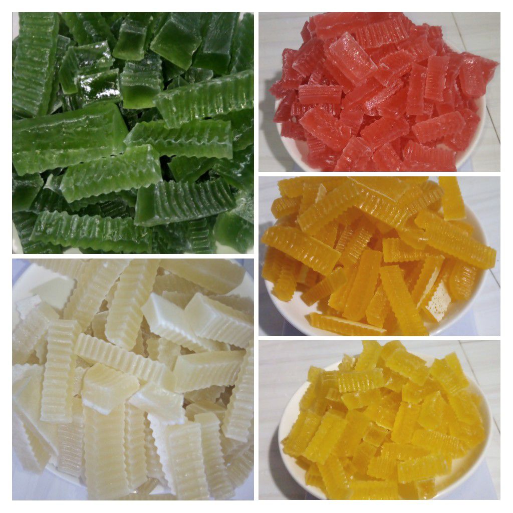 300g rau câu trái cây sấy