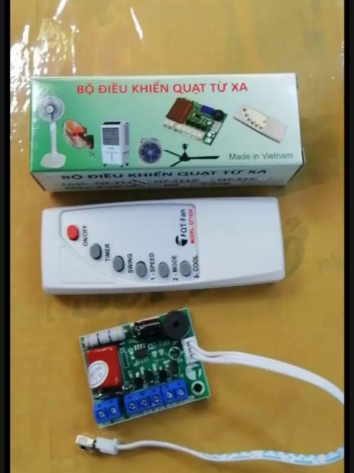 Bộ Điều Khiển Quạt Từ Xa QT-311 (Chế Quạt Thường Thành Từ Xa)