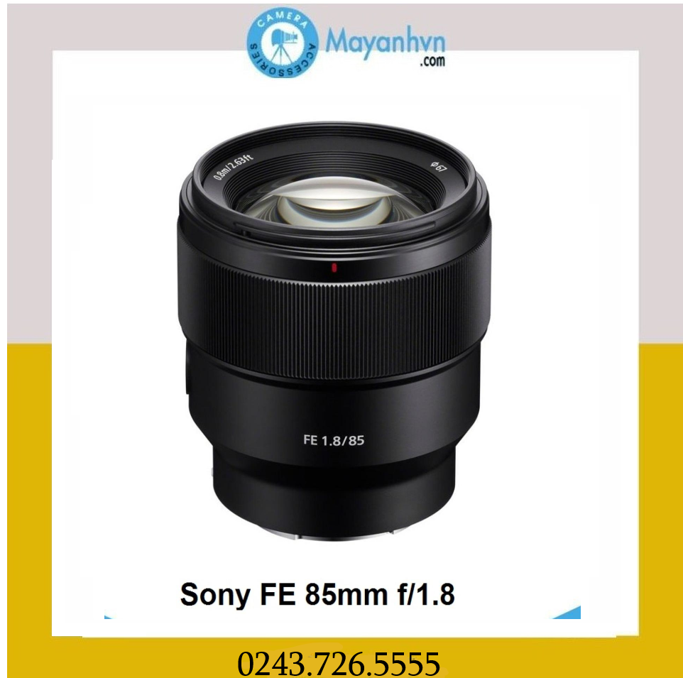 [Trả góp 0%]Ống kính Sony FE 85mm f/1.8 (hàng chính hãng)
