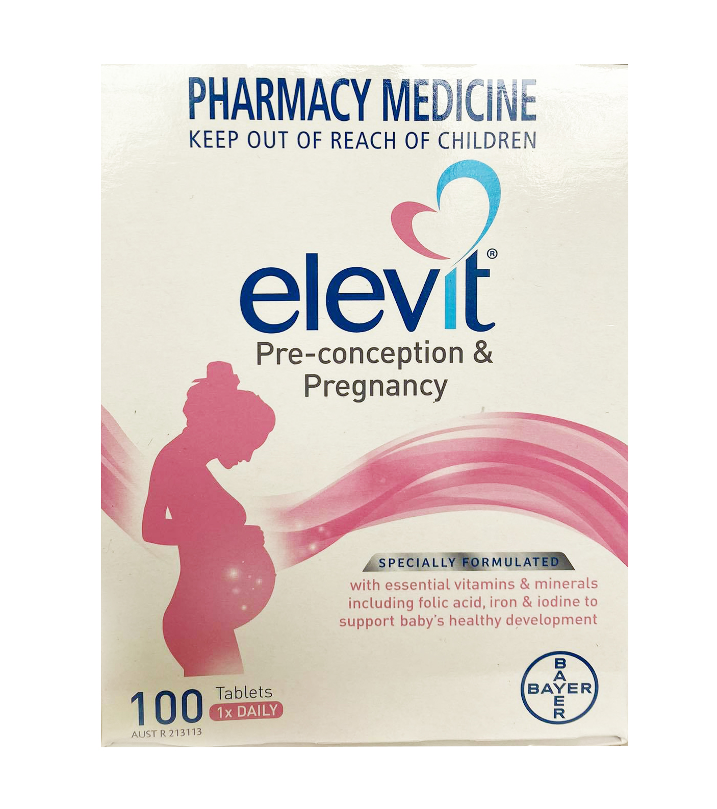 [HÀNG ÚC] Vitamin Tổng Hợp Cho Bà Bầu Elevit 100 Viên