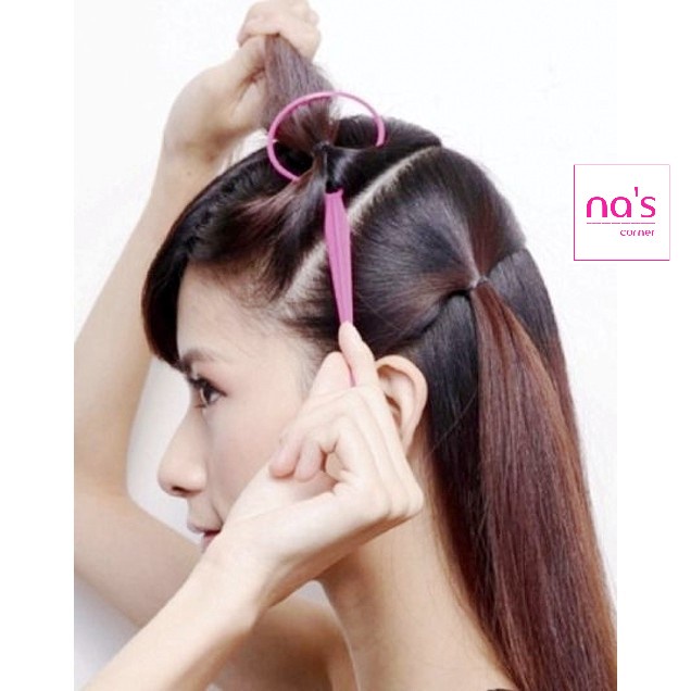 2 dụng cụ rút tóc tạo kiểu đa năng (được chọn màu)