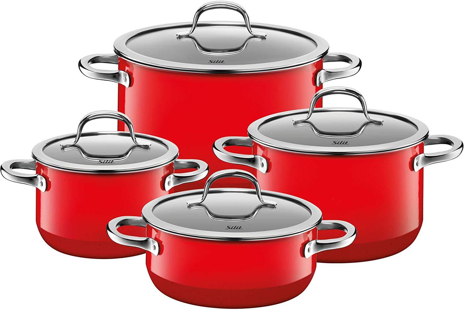 Bộ nồi 4 món Silit Passion Red - Made In Germany
