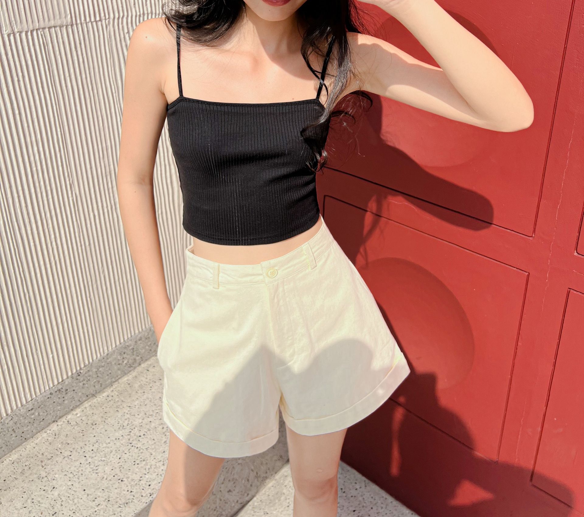 KAKI SHORT - Quần short kaki có túi