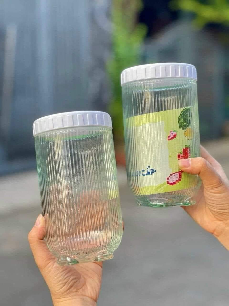 Bình thủy tinh ngâm rượu 2 lít, 3 lít, 5 lít quai xách không van