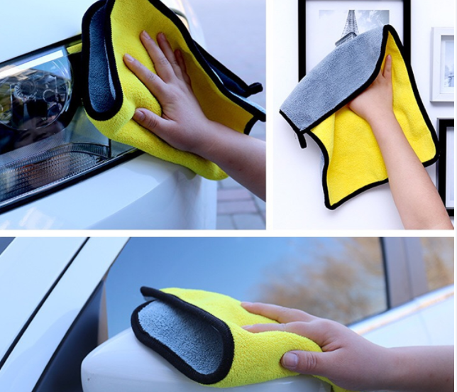 Khăn lau ô tô xe hơi cao cấp siêu sạch microfiber