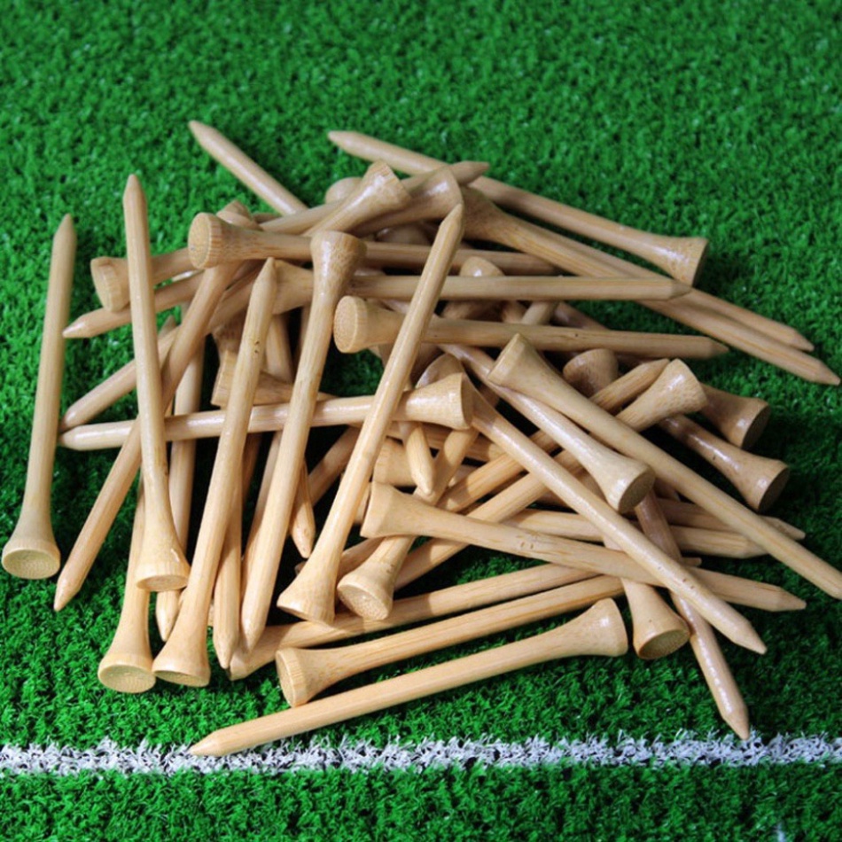 10 cái Tee chơi golf bằng tre - 4 kích thước [ GOLF SUPERMARKET ]