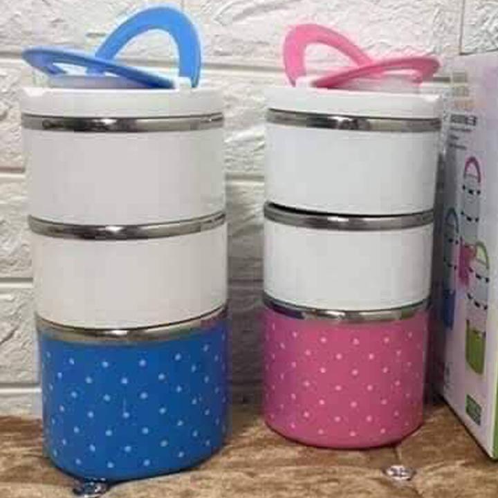 Cặp Lồng Chấm Bi 3 Tầng Loại To