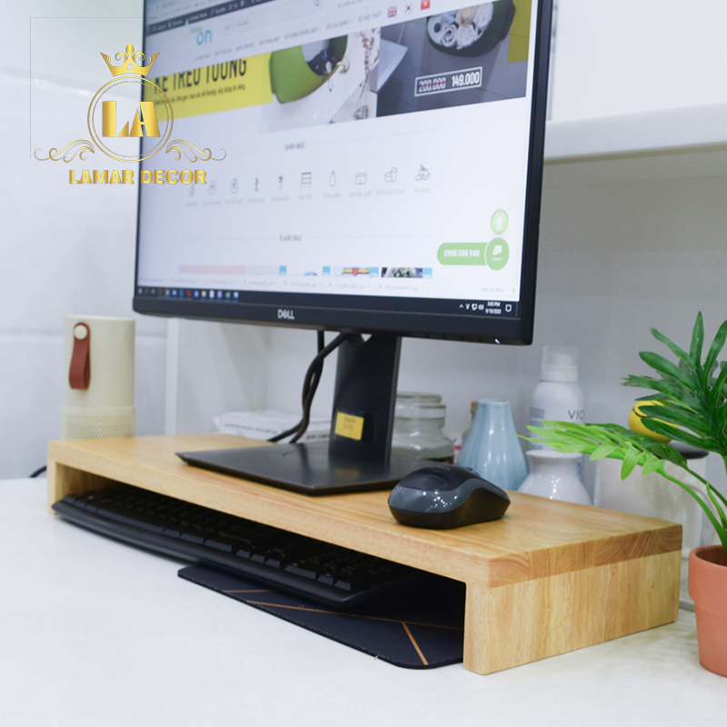 Kệ máy tính, kệ để laptop LAMAR DECOR đa năng DC18