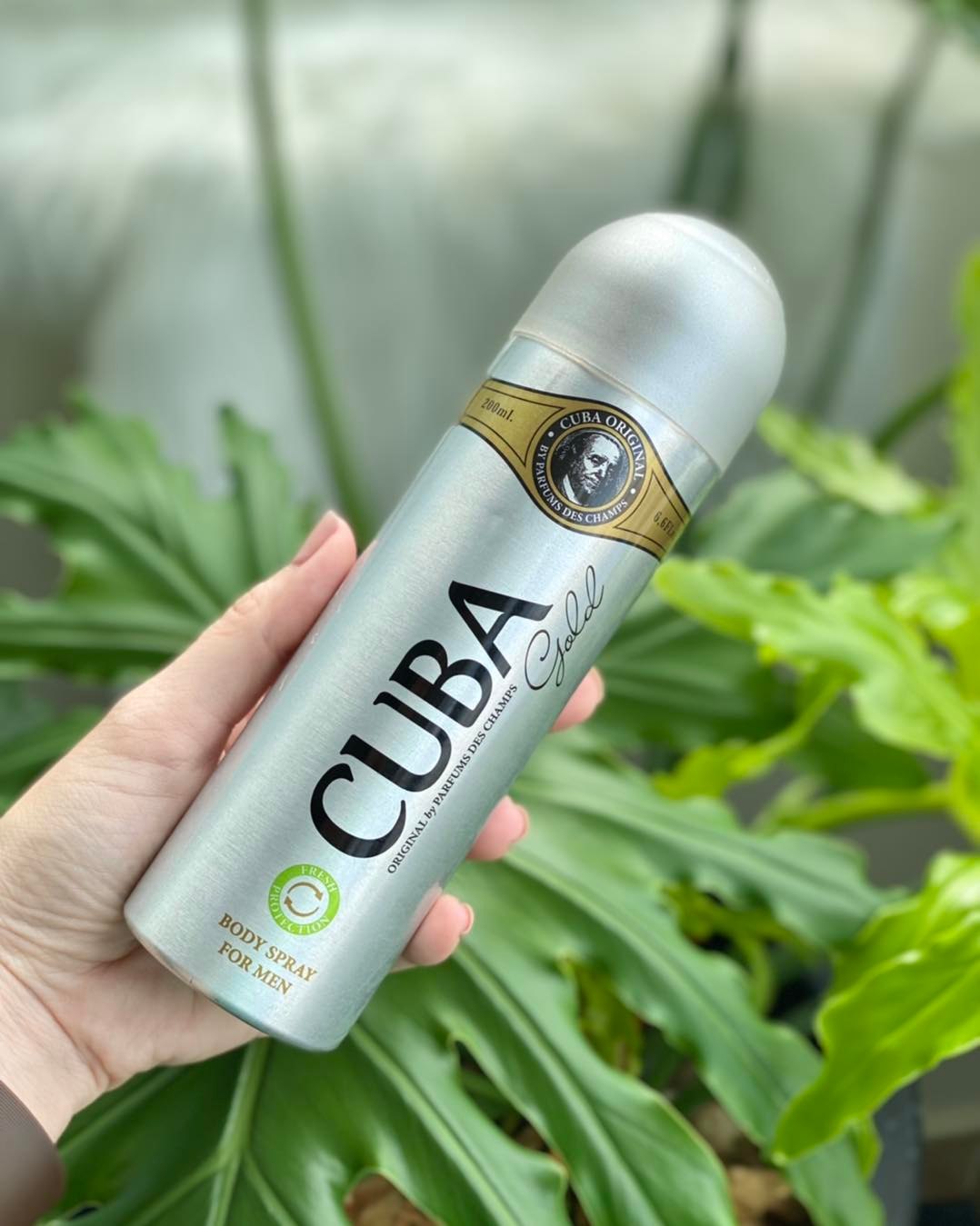 Xịt toàn thân hương nước hoa cuba gold