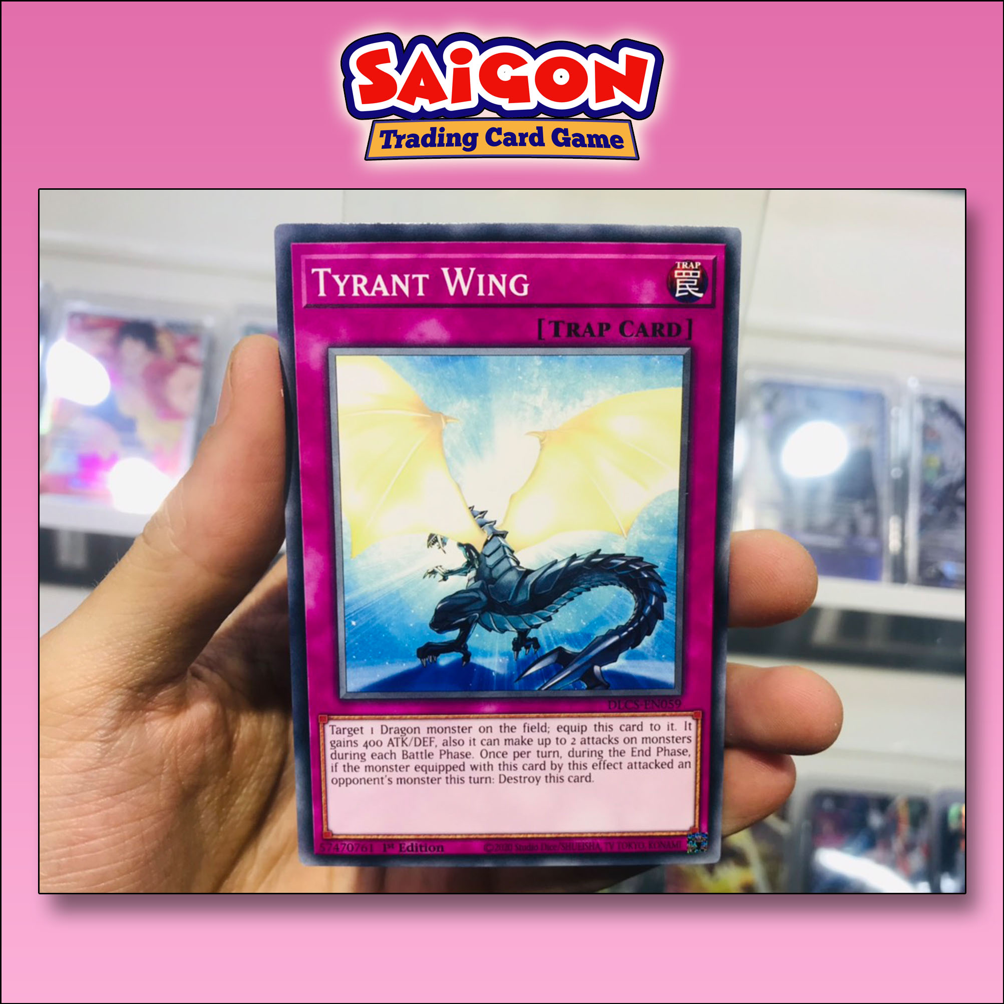 Thẻ bài yugioh mã dlcs-en059 - tyrant wing - common - 1st edition