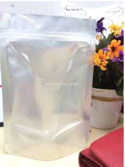 1kg túi zip bạc kích thước 15x22 (đựng được 100-250g khô gà)