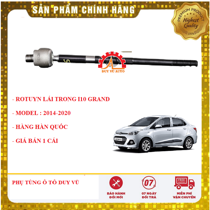 Rotuyn lái trong hyundai i10 grand đời từ 2014-2020