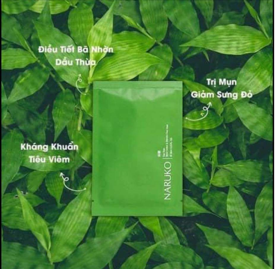 [HỘP 8M] NARUKO - Mặt nạ Tràm Trà Tea Tree (Đài)