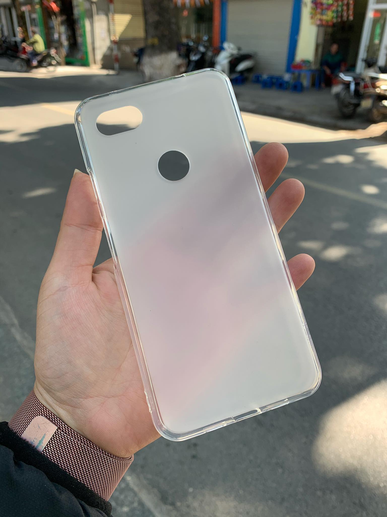 Ốp silicon cho điện thoại Google Pixel 3A XL