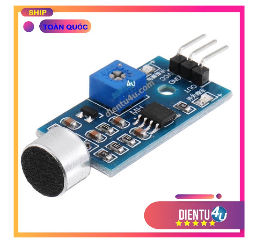 MODULE CẢM BIẾN ÂM THANH, MIC MODULE