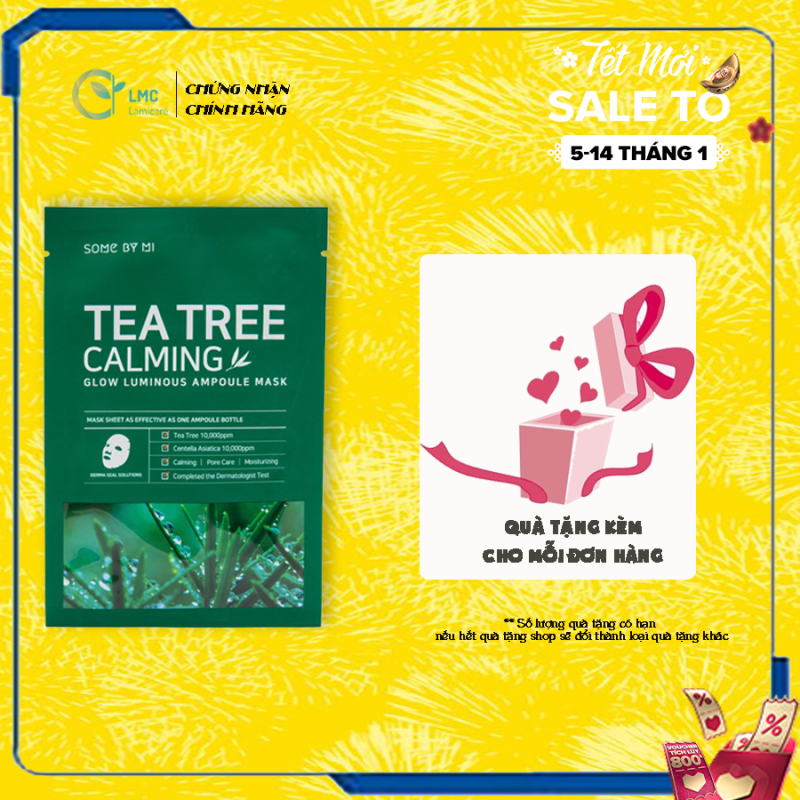 Mặt nạ giấy dành cho da mụn Some by mi tea tree calming 25gr nhập khẩu