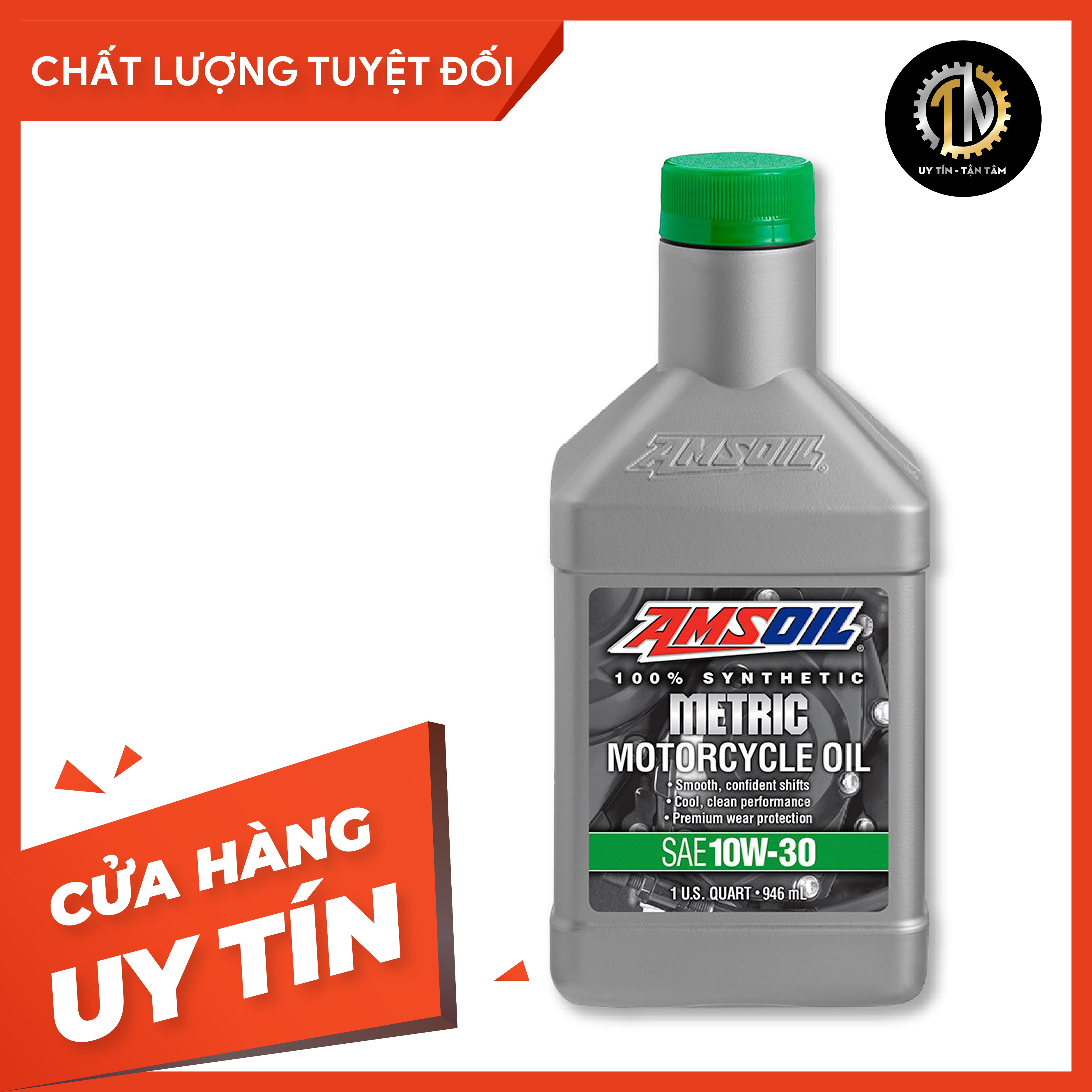 Nhớt Amsoil Metric 10W30 (MCT) 946ml chính hãng