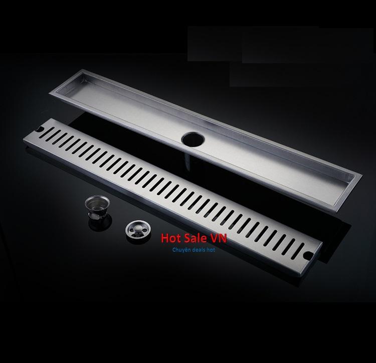 Ga thoát sàn loại dài 40cm, inox 304