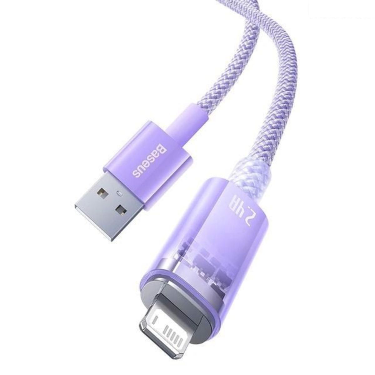 Cáp sạc nhanh tự ngắt baseus explorer series 2 usb to lightning 2.4a cats