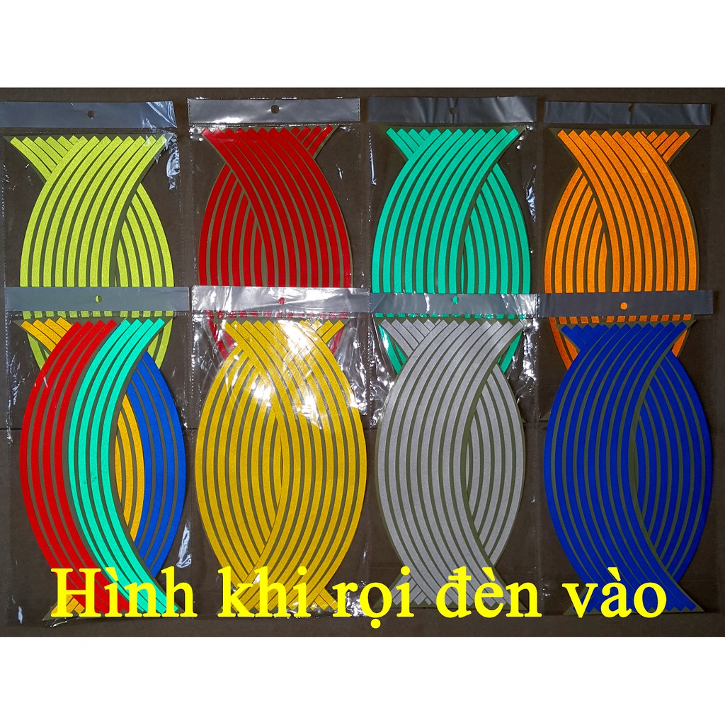 Tem dán vành Racing boy phản quang 3M