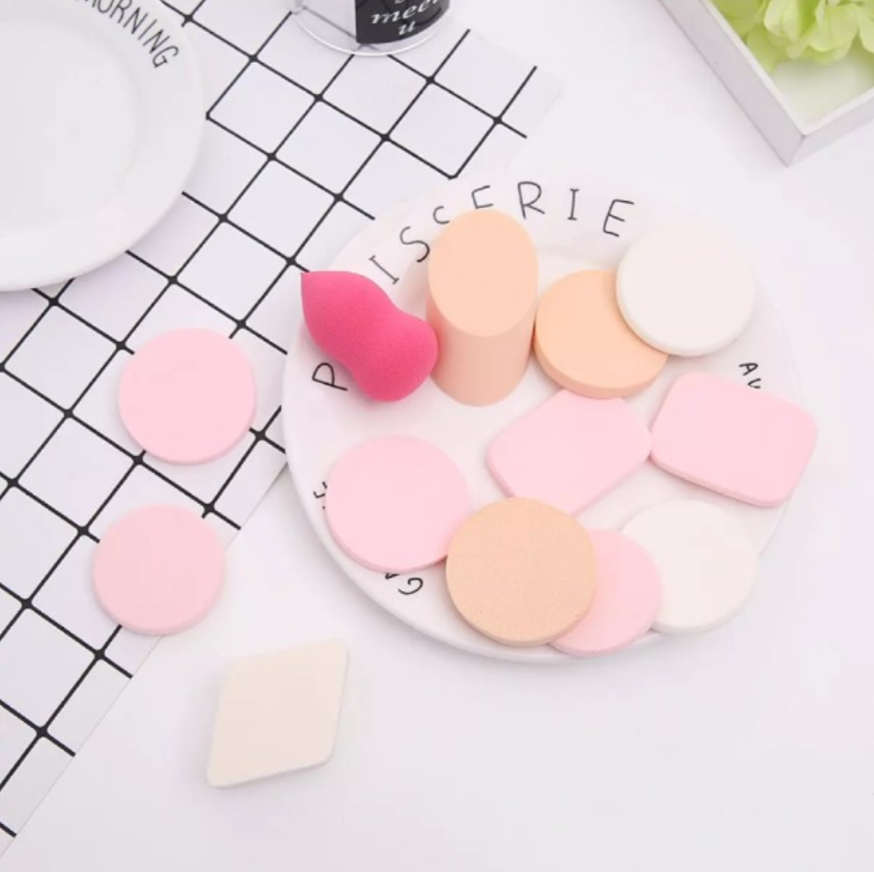 Set 13 bông mút trang điểm Keli
