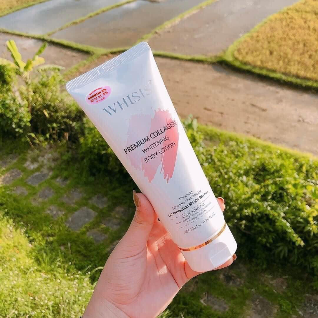 Kem dưỡng thể chống nắng trắng da body whisis 200ml