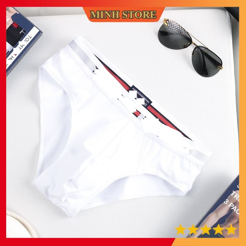 Quần Lót Nam Boxer Thun Lạnh TOM, Quần sịp tam giác nam Co dãn 4 chiều sịp Nam cao cấp SC04 - Minhstore