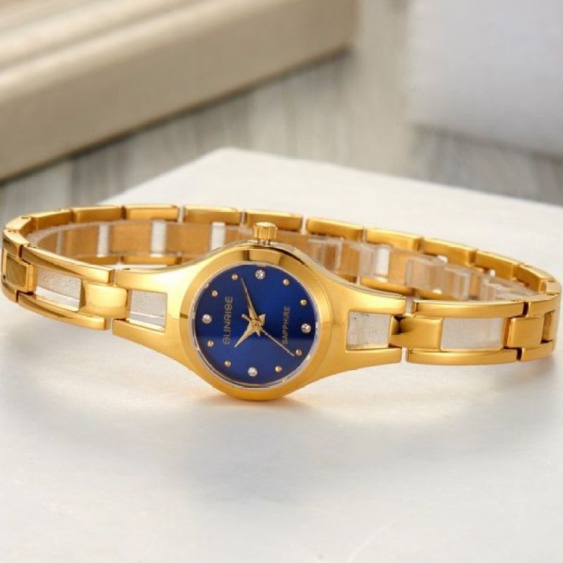 [HCM]Đồng hồ nữ lắc tay Sunrise SL673SWA Fullbox kính Sapphire chống xước chống nước tốt