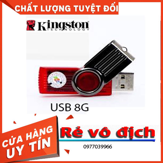 [ GIÁ HUỶ DIỆT] USB Kington 8GB Đủ Tem FPT
