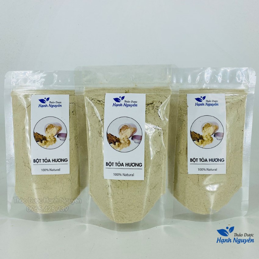Combo bột bạch chỉ, huân thảo, cảo bản 100g, bột tỏa hương thơm tự nhiên, giảm mùi hôi cơ thể