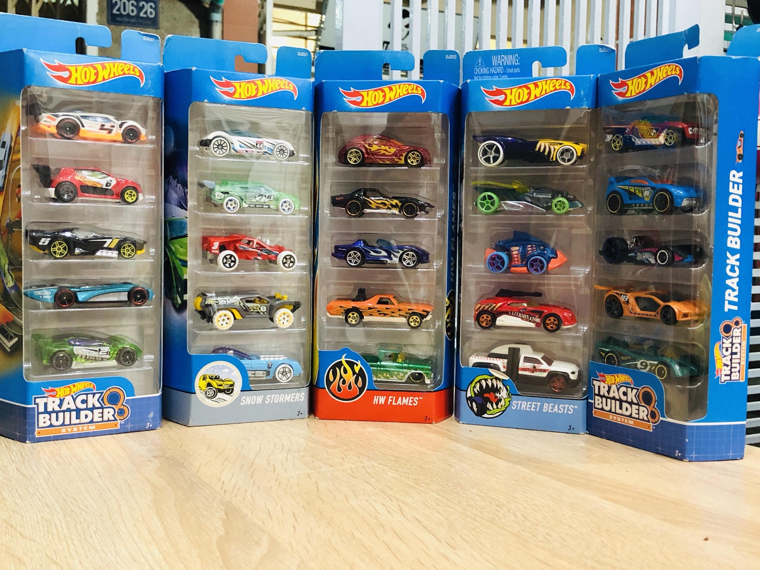 Pack 5  xe mô hình hot wheels
