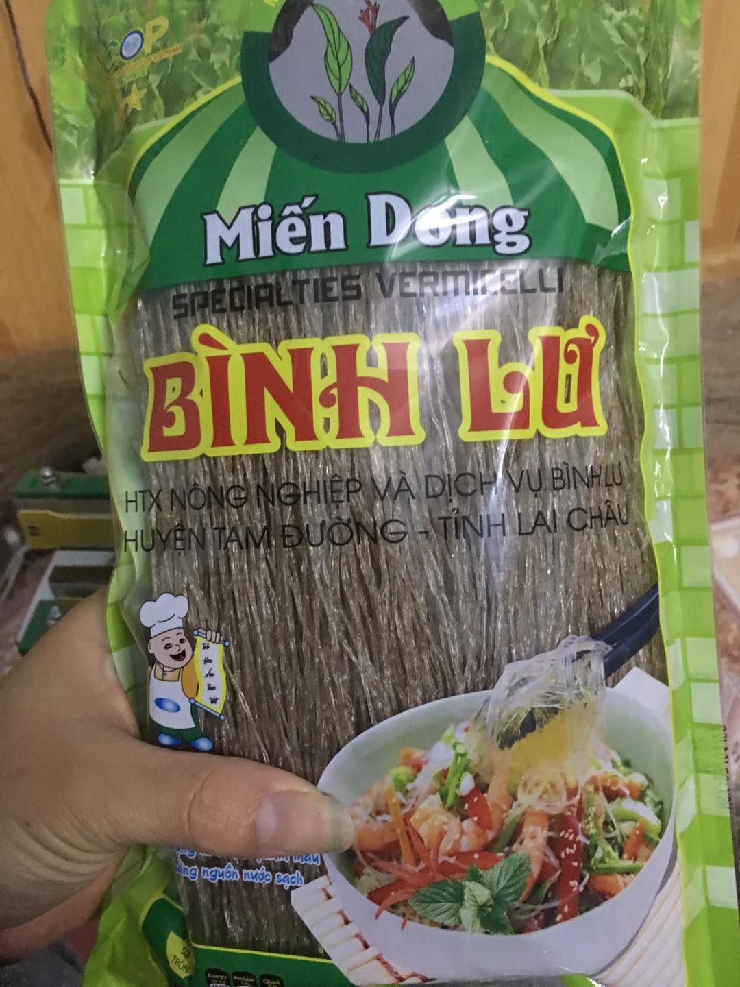 Miến dong Bình Lư - Tam Đường - Lai Châu ( Sợi dai - Nấu không nát)