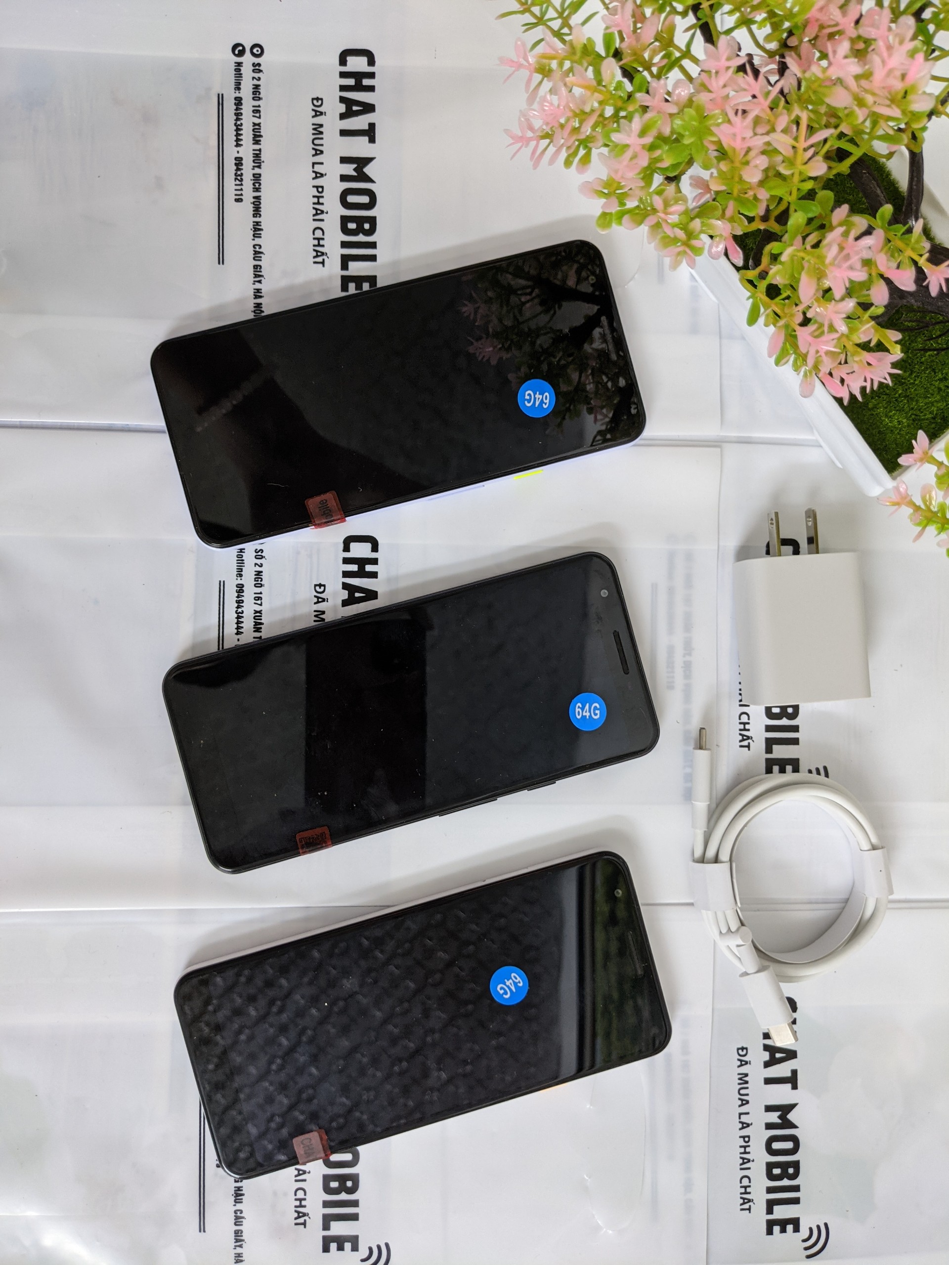 Điện thoại Pixel 3a quốc tế 2 sim, đẹp 98,99% OLED5.6"Full HD+ - chatmobile