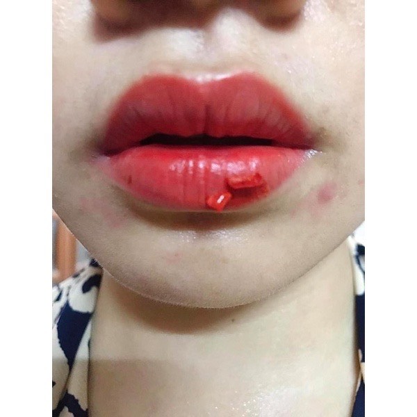 [CHÍNH HÃNG] Mực hoa đào ❤️ đỏ cam