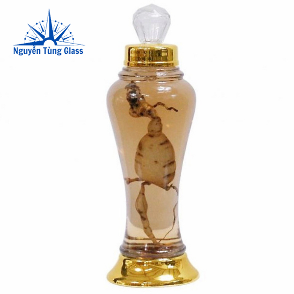 BÌNH NGÂM RƯƠU SÂM THỦY TINH PHÚ HOÀ 1 LÍT