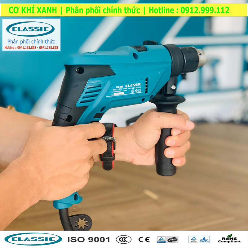 Máy khoan điện CLASSIC CLA-2255, công suất 550W