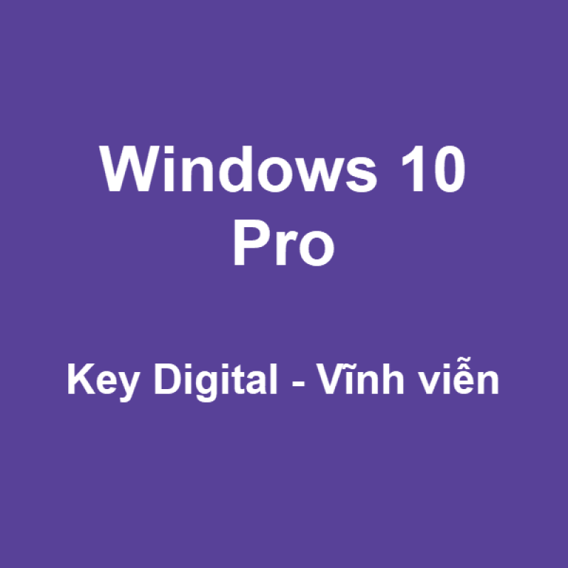 Bảng giá Phần mềm VVindows 10 Pro - Key active Phong Vũ