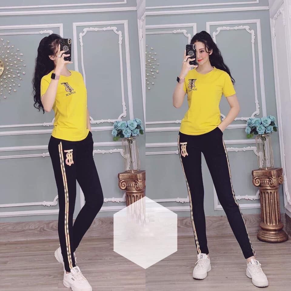 Sét bộ mặc nhà quần dài đi chơi đi dạo đều được
