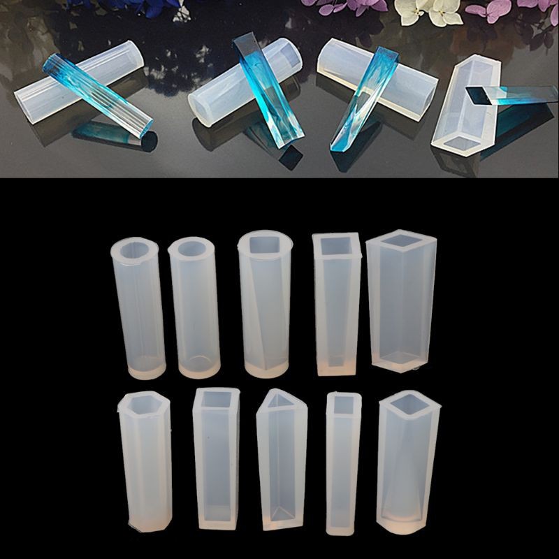 Bộ 5 Khuôn Resin Đổ Mặt Dây Chuyền - Trường Thịnh Sài Gòn