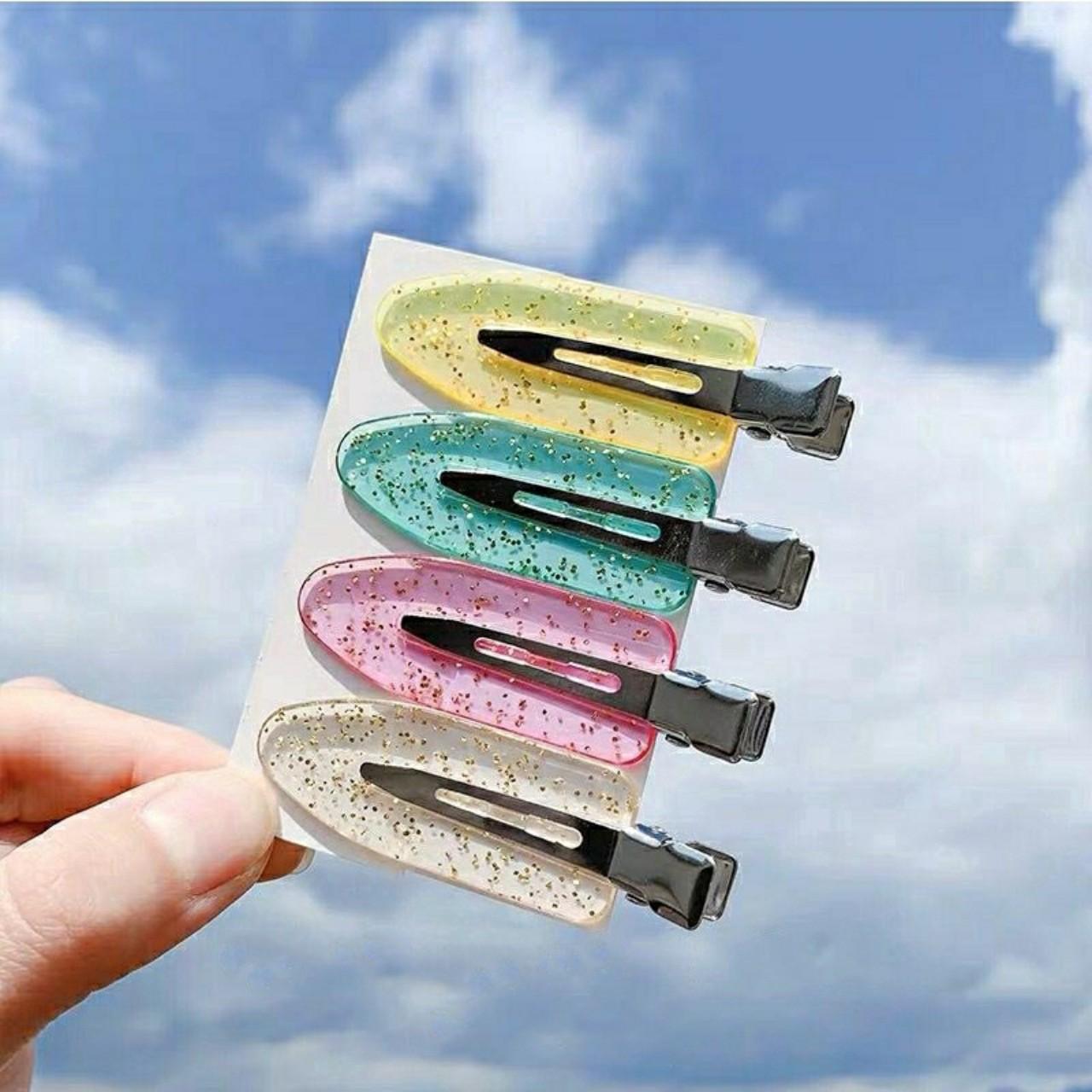 Bộ 04 Kẹp tóc mỏ vịt giữ tóc không gãy nếp