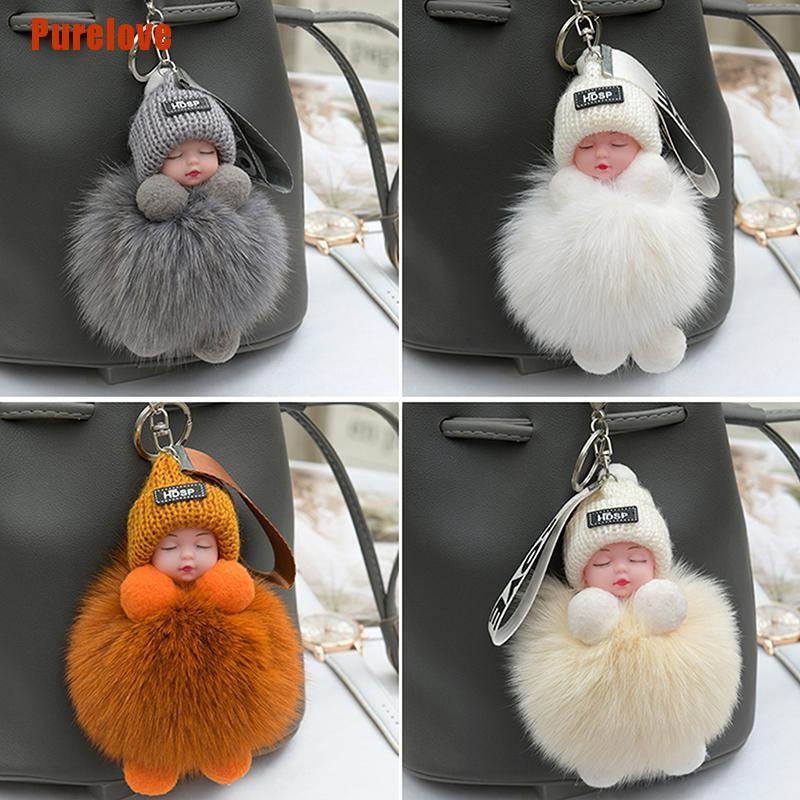 ∈☄ Móc Khóa Hình Em Bé Đang Ngủ Dễ Thương