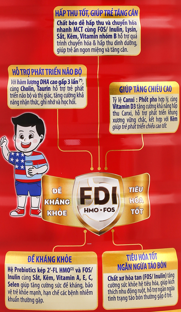 Sữa bột Nuti Grow Plus Đỏ 1,5kg (MẪU MỚI)