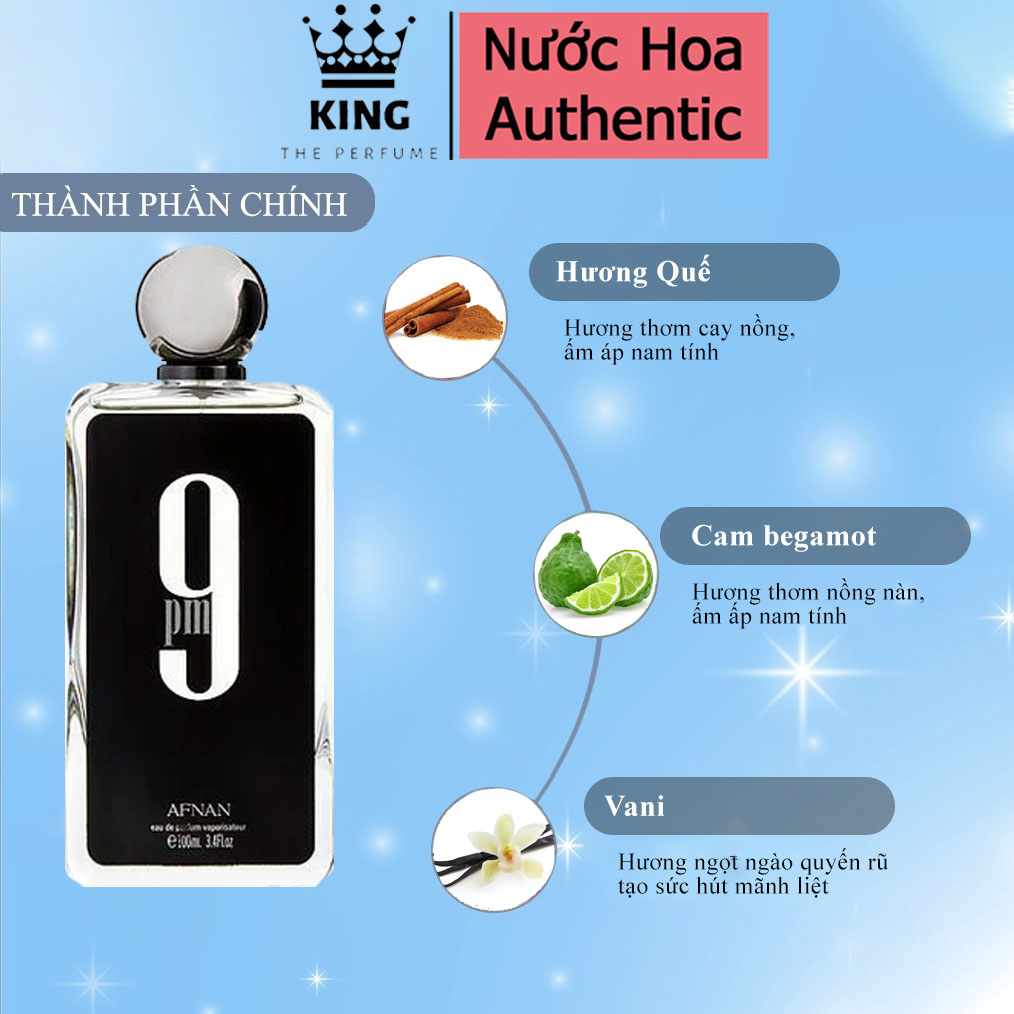 Nước Hoa Nam Afnan 9PM Full 100ml