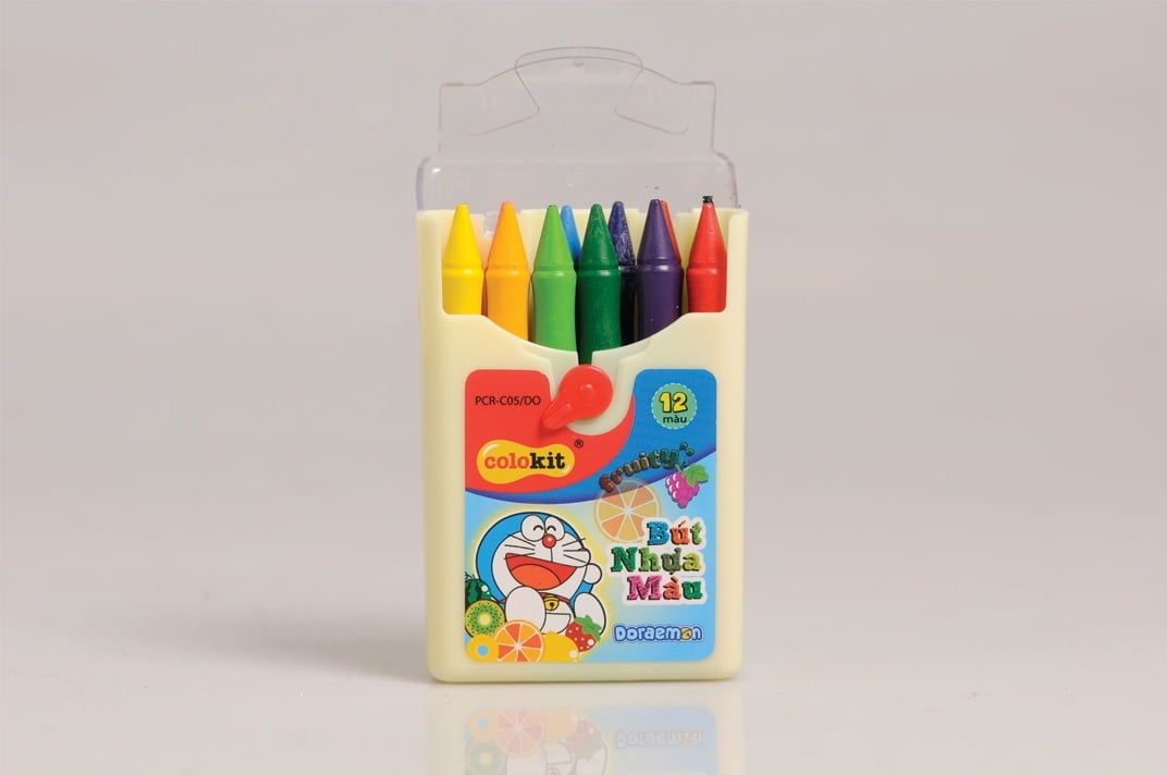 Bút Nhựa Màu Colokit PCR-C05/DO (Hộp 12 Màu)