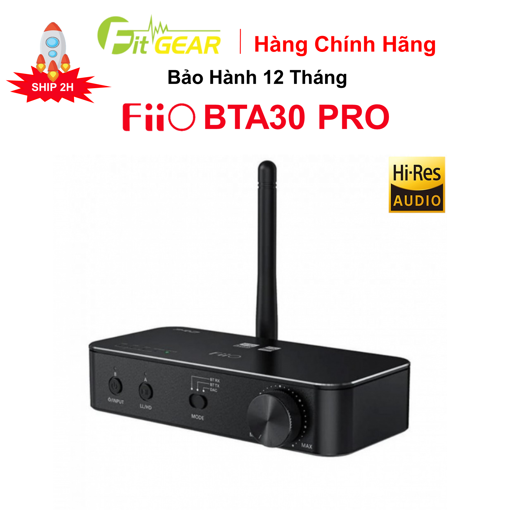Bộ Thu Phát Bluetooth Fiio BTA30 Pro