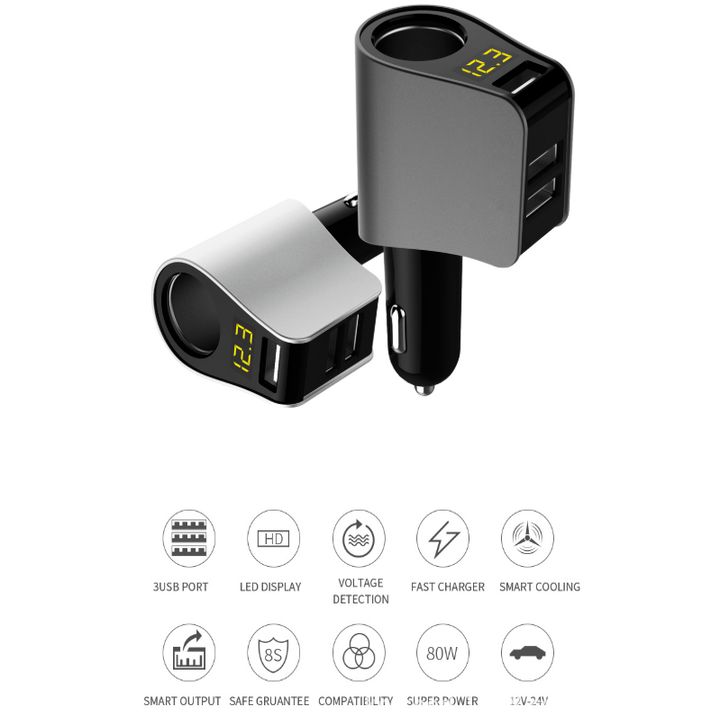 Car charger HY-10 ( Black )