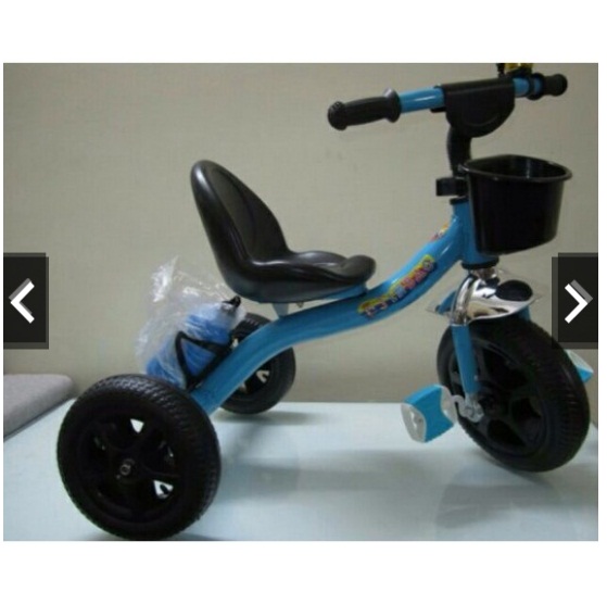 Xe đạp 3 bánh có giỏ có bình nước cho trẻ em 2-5t
