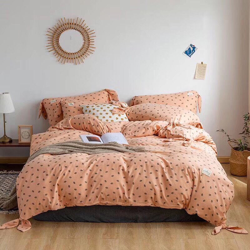 SET 4 MÓN CHĂN GA GỐI ĐŨI SILK MỀM, MỊN - ĐŨI LỤA HÀNG CAO CẤP