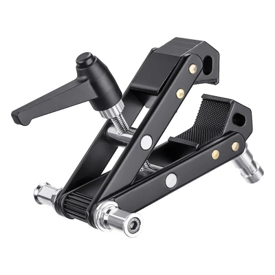 Magic Clamp 3-Head Super Clamp Photographic Light Clamp Holder Multi-Function Clip with 1/4Inch Screw Load 12Kg