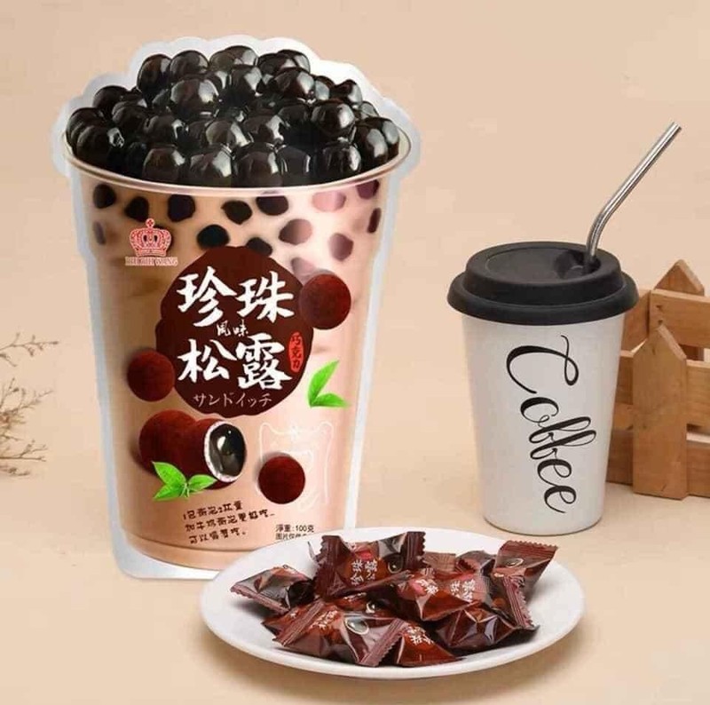 Kẹo Trà Sữa Trân Châu Thơm Ngon - Gói 120gr